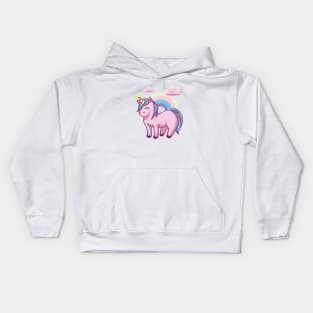 The Unicorn from Wonderland Kids Hoodie